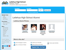 Tablet Screenshot of leilehuahighschool.org